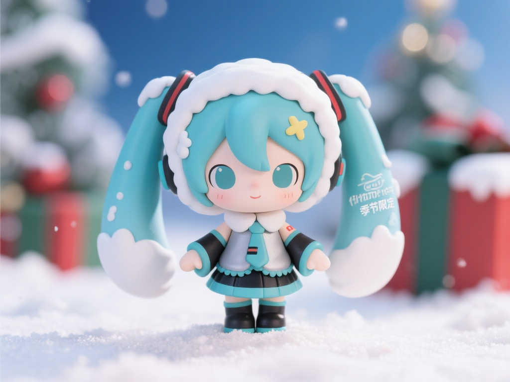 GSC推出《初音未来》雪未来Yukiiro Pop Ver.精致黏土人偶