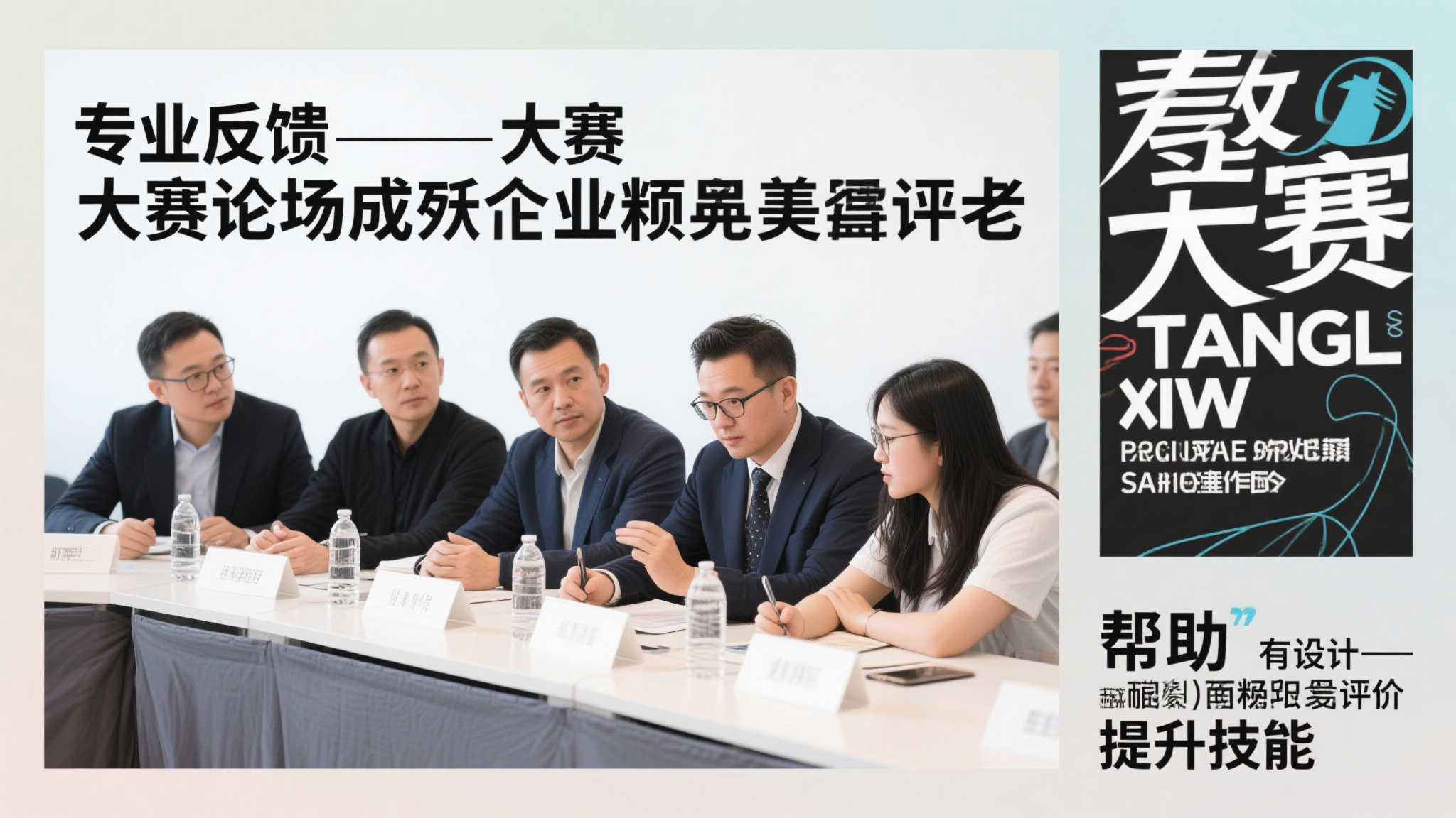专业反馈：大赛汇聚了业内顶尖评委，他们将