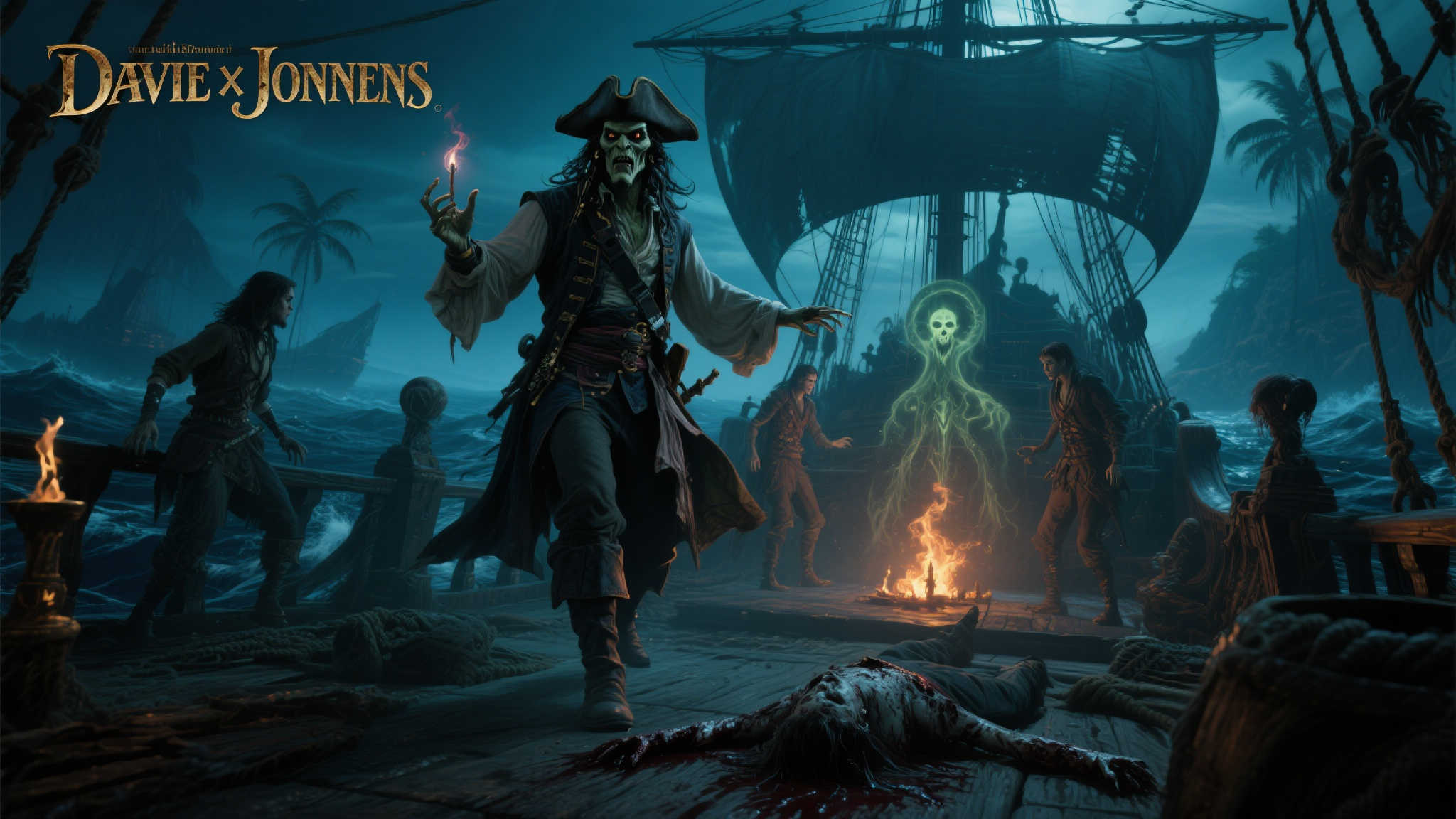 化身亡灵复仇!海盗冒险新作〈戴维 x 琼斯〉震撼来袭 化身亡灵复仇!海盗冒险新作〈戴维 x 琼斯〉震撼来袭